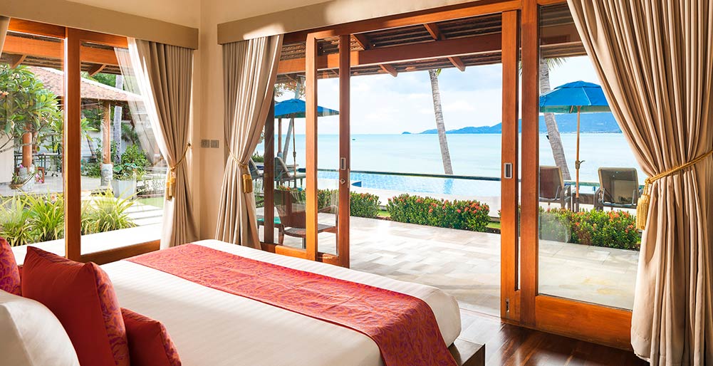 Tawantok Beach Villas - Villa 2 - Outstanding master bedroom outlook